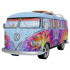 Ravensburger (12527) - "Volkswagen T1 Indian Summer" - 162 brikker puslespil