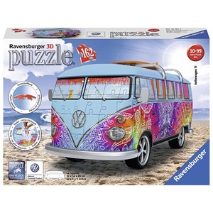 Ravensburger (12527) - "Volkswagen T1 Indian Summer" - 162 brikker puslespil