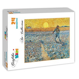 Grafika Kids (00199) - Vincent van Gogh: "The Sower, 1888" - 24 brikker puslespil