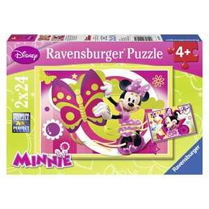 Ravensburger (09047) - "A Day with Minnie" - 24 brikker puslespil