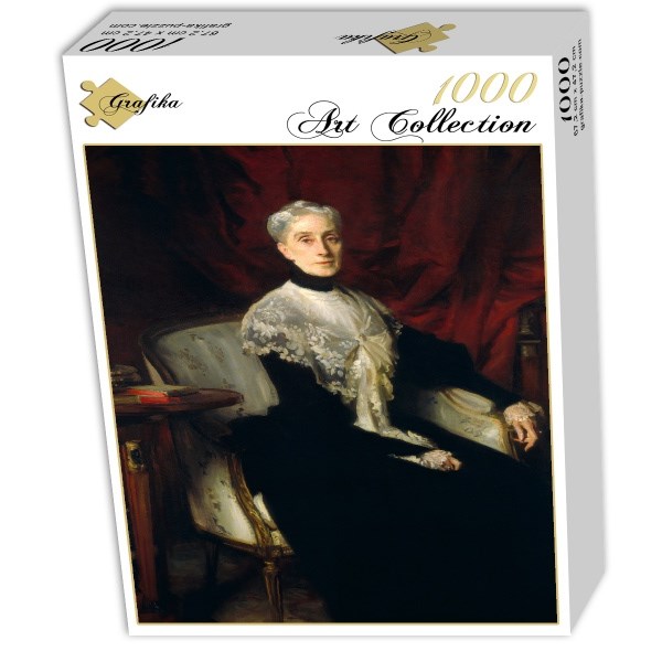 Grafika (02055) - John Singer Sargent: "Ellen Peabody Endicott, 1901" - 1000 brikker puslespil