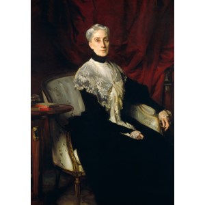 Grafika (02055) - John Singer Sargent: "Ellen Peabody Endicott, 1901" - 1000 brikker puslespil