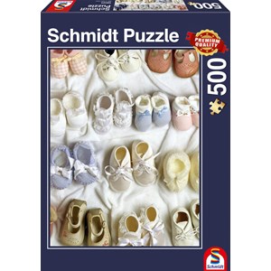 Schmidt Spiele (58224) - "Baby Shoes" - 500 brikker puslespil