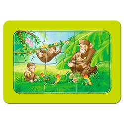 Ravensburger (06574) - "Dyr af Afrika" - 6 brikker puslespil