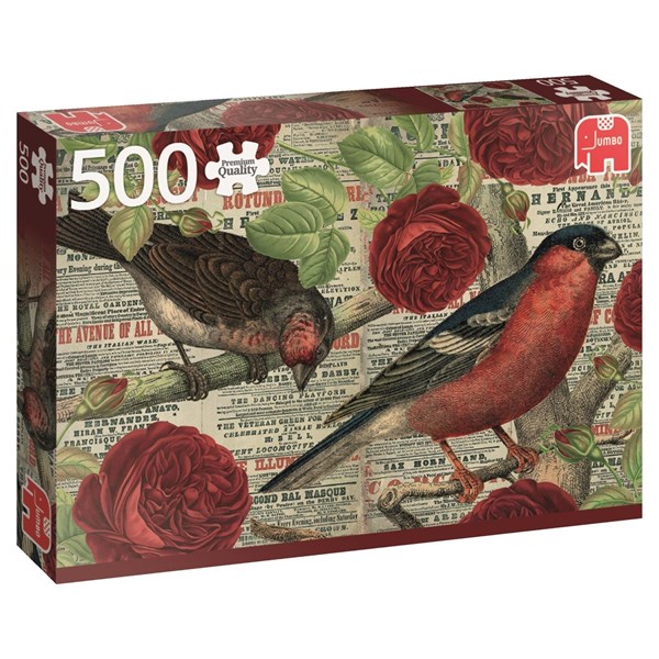 Jumbo (18398) - "Birds love flowers" - 500 brikker puslespil