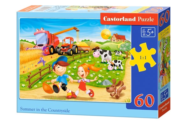 Castorland (B-06878) - "Summer in the Countryside" - 60 brikker puslespil