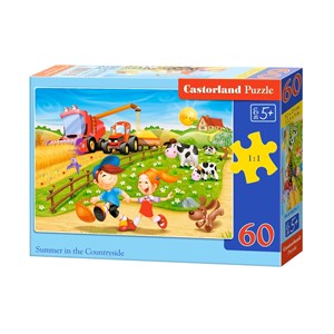 Castorland (B-06878) - "Summer in the Countryside" - 60 brikker puslespil