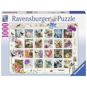 Ravensburger (19607) - "Stamp collection" - 1000 brikker puslespil