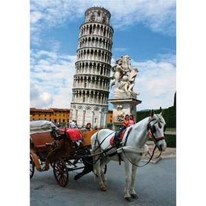 D-Toys (64288-FP03) - "Pisa Tower, Italy" - 1000 brikker puslespil
