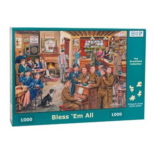 The House of Puzzles (3596) - "Bless 'Em All" - 1000 brikker puslespil