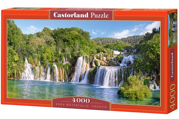 Castorland (C-400133) - "Krka Waterfalls, Croatia" - 4000 brikker puslespil