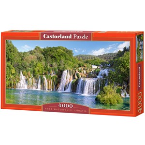 Castorland (C-400133) - "Krka Waterfalls, Croatia" - 4000 brikker puslespil