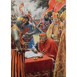 Falcon (11078) - "The Signing of the Magna Carta" - 1000 brikker puslespil