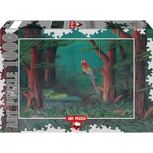 Art Puzzle (61015) - Ahmet Yesil: "The Guest of the Forest" - 1000 brikker puslespil