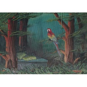 Art Puzzle (61015) - Ahmet Yesil: "The Guest of the Forest" - 1000 brikker puslespil