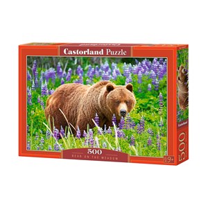 Castorland (B-52677) - "Bear on the Meadow" - 500 brikker puslespil
