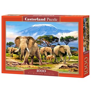Castorland (C-103188) - "Kilimanjaro Morning" - 1000 brikker puslespil