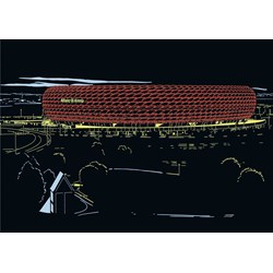 Ravensburger (16187) - "Allianz Arena" - 1200 brikker puslespil