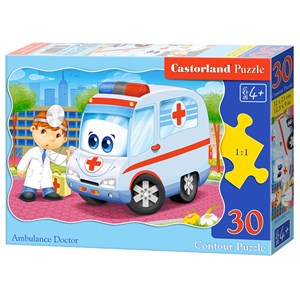 Castorland (B-03471) - "Ambulance Doctor" - 30 brikker puslespil