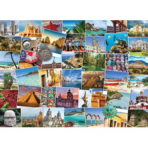 Eurographics (6000-0767) - "Mexico" - 1000 brikker puslespil