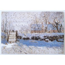 Puzzle Michele Wilson (C803-80) - Claude Monet: "The Magpie" - 80 brikker puslespil