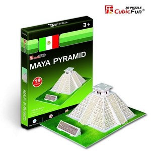Cubic Fun (S3011H) - "Maya Pyramid" - 19 brikker puslespil