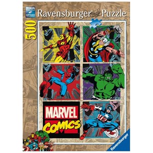 Ravensburger (14339) - "Avengers Adventures" - 500 brikker puslespil