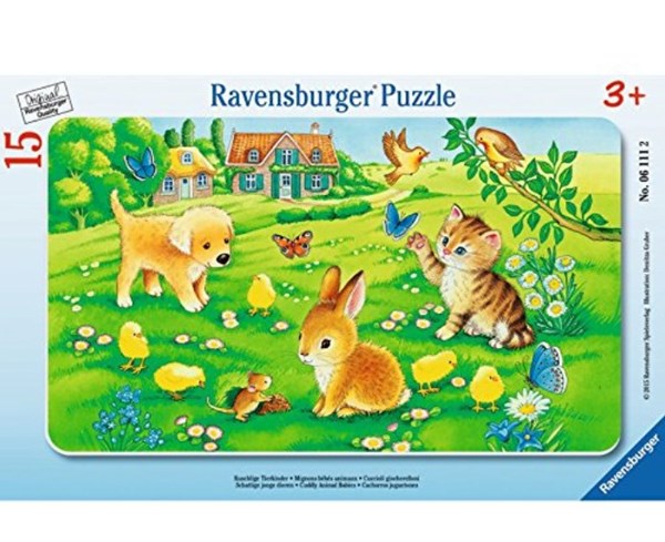 Ravensburger (06111) - "Baby Animals" - 15 brikker puslespil