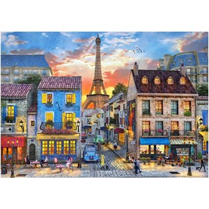 Castorland (B-52684) - Dominic Davison: "Streets of Paris" - 500 brikker puslespil