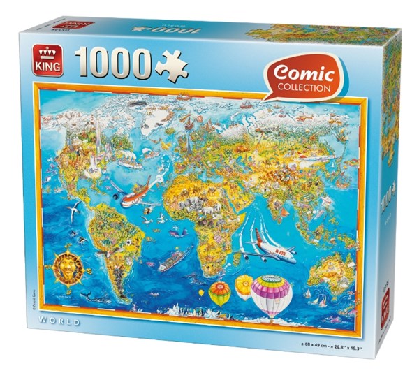 King International (05135) - "World" - 1000 brikker puslespil
