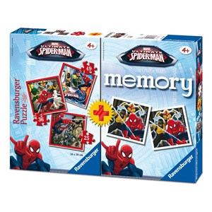 Ravensburger (07359) - "Spiderman + Memory" - 25 36 49 brikker puslespil