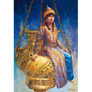 Educa (14723) - Kamil Aslanger: "Oil Lamp" - 500 brikker puslespil