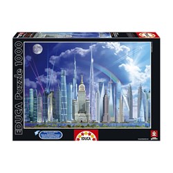 Educa (16287) - "Tall Buildings" - 1000 brikker puslespil