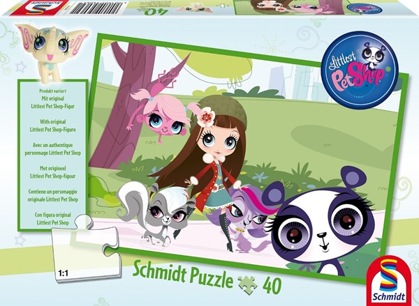 Schmidt Spiele (56062) - "Littlest Pet Shop" - 40 brikker puslespil