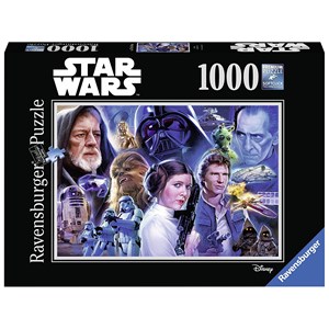 Ravensburger (19763) - "Star Wars Collection 1" - 1000 brikker puslespil