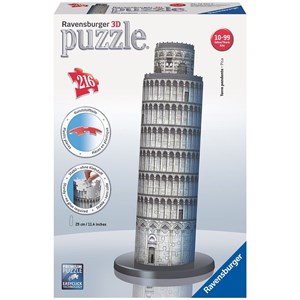 Ravensburger (12557) - "Leaning Tower of Pisa" - 216 brikker puslespil