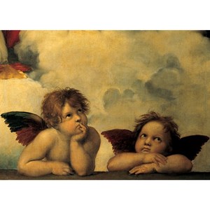 Ravensburger (15544) - Raphael: "Cherubs" - 1000 brikker puslespil