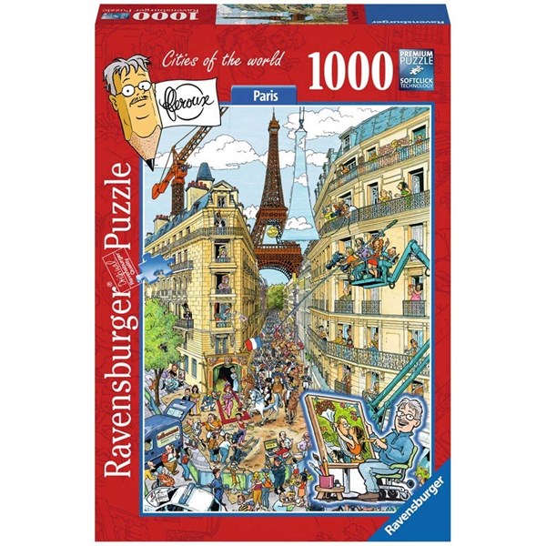Ravensburger (19503) - "Paris" - 1000 brikker puslespil