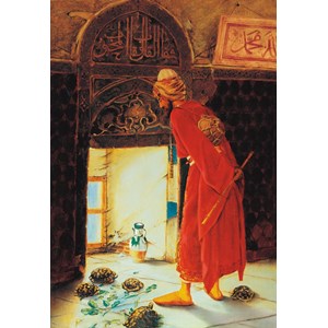 Educa (12986) - Osman Hamdi Bey: "Turtle Trainer" - 1500 brikker puslespil