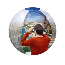 Clementoni (39402) - "Paris" - 1000 brikker puslespil