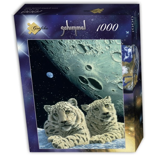 Grafika (T-00422) - Schim Schimmel, William Schimmel: "Lair of the Snow Leopard" - 1000 brikker puslespil