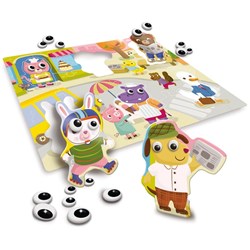 Ludattica (52486) - "Animated Puzzle" - 18 brikker puslespil