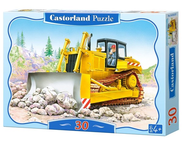 Castorland (3327) - "Bulldozer" - 30 brikker puslespil
