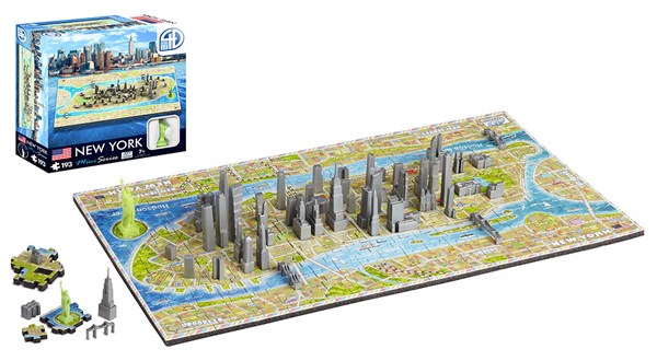 4D Cityscape (70000) - "4D Mini New York" - 193 brikker puslespil