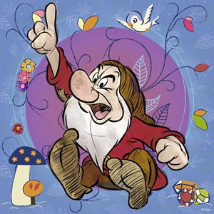 Ravensburger (15239) - "Grumpy" - 500 brikker puslespil