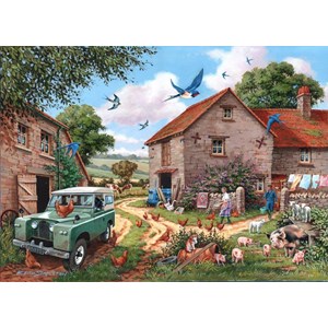 The House of Puzzles (3084) - "Farmers Wife" - 500 brikker puslespil