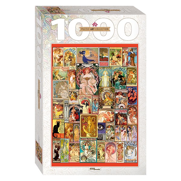 Step Puzzle (79121) - "Art Nouveau" - 1000 brikker puslespil