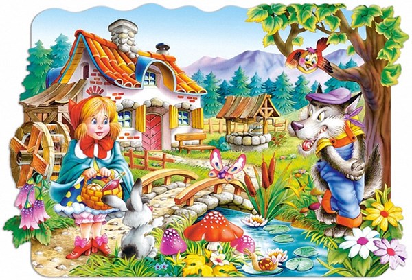 Castorland (C-02160) - "Little Red Riding Hood" - 20 brikker puslespil