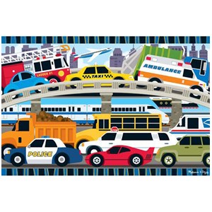 Melissa and Doug (4421) - "Traffic Jam" - 24 brikker puslespil