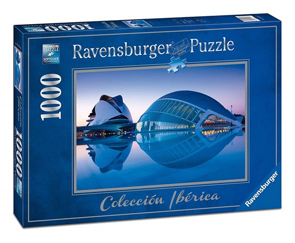 Ravensburger (19617) - "Ciudad de las artes, Valencia" - 1000 brikker puslespil